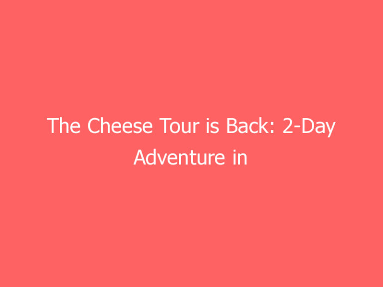 The Cheese Tour is Back: 2-Day Adventure in Washington County, NY