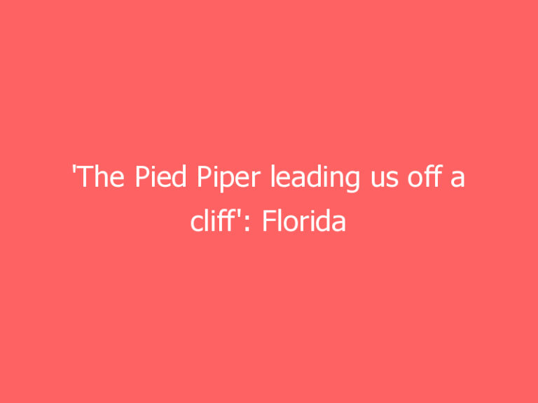 ‘The Pied Piper leading us off a cliff’: Florida governor condemned as Covid surges