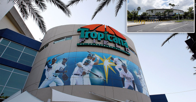 Three graves possibly found under Tropicana Field parking lots