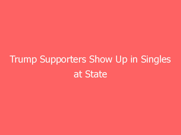 Trump Supporters Show Up in Singles at State Capitols to Protest