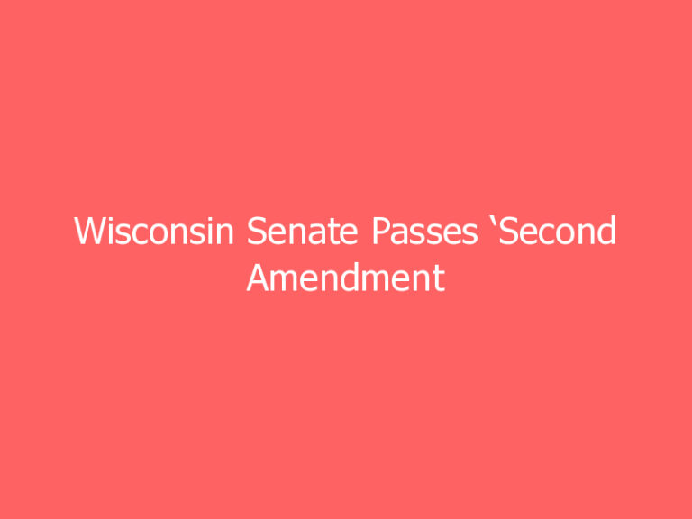 Wisconsin Senate Passes ‘Second Amendment Sanctuary’ Bill
