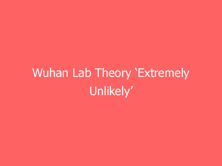 Wuhan Lab Theory ‘Extremely Unlikely’ Covid-19 Source, WHO Concludes—Correcting A Trump White House Claim