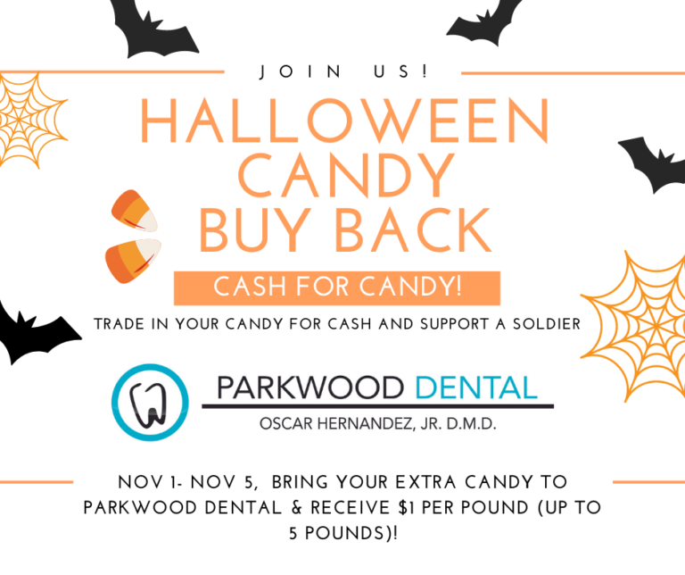 Parkwood Dental 4th Annual Candy Buy Back to Kick off No Cavity November
