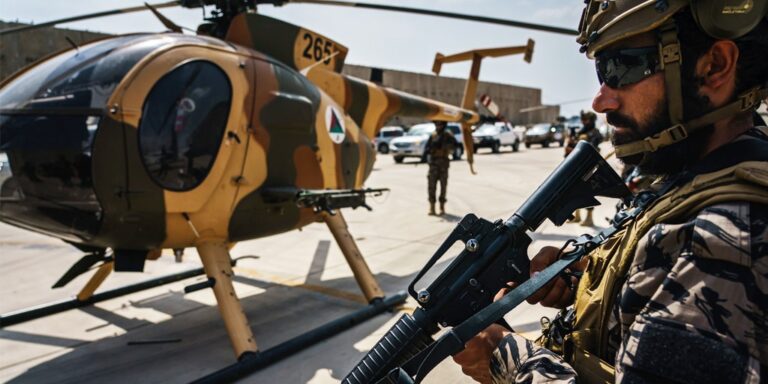 Taliban holds military parade showing off arsenal of military gear abandoned by U.S.