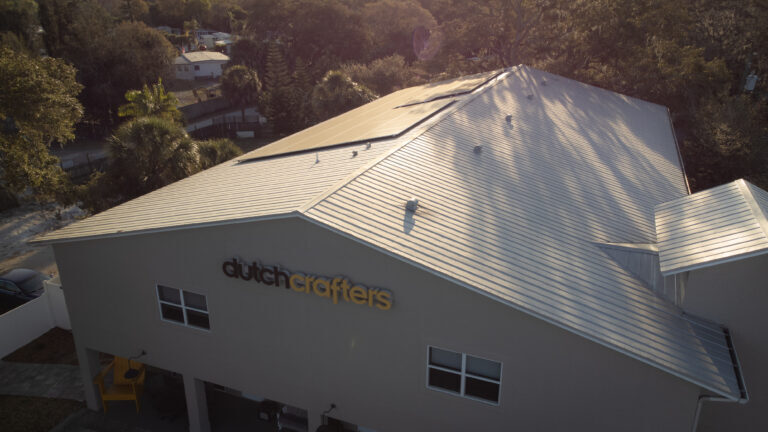 JMX Brands Installs Solar Panels at its Sarasota Headquarters and DutchCrafters Showroom