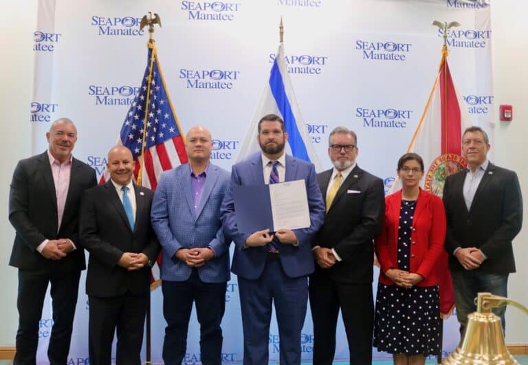 Manatee County Port Authority Chairman Expresses Support for Ashdod Port in Israel
