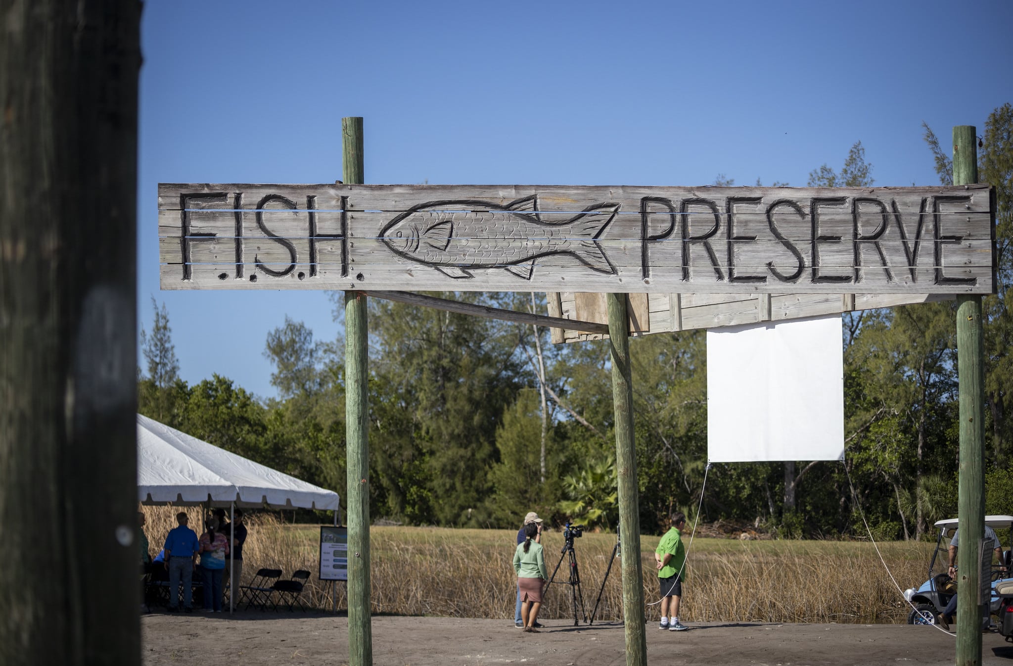 FISH Preserve Sign