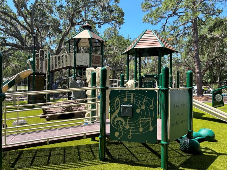 Lewis Park Reopens with New ADA-Compliant Playgrounds for All Ages in Bradenton