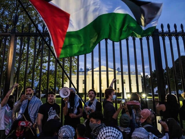 WATCH: Anti-Israel Protesters Try to Storm White House, Demand Destruction of Israel
