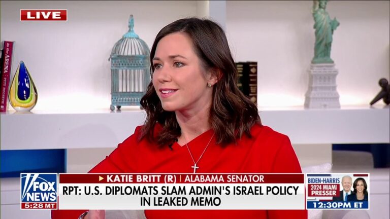 Sen. Katie Britt on leaked diplomat memo: ‘Weakness in the White House’