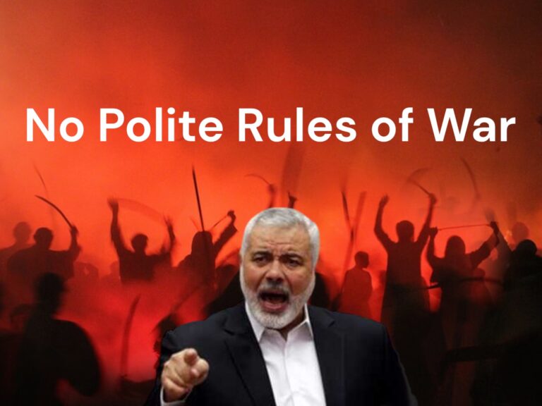 There Should Be No Polite Rules Of War When Fighting Hamas