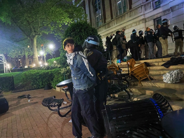 Anti-Israel Protester Complains About NYPD Columbia Raid: ‘It’s Finals. Can I Go Home?’