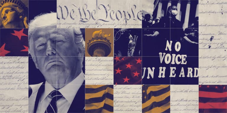 Democrats Protest Because Trump Ends Racism